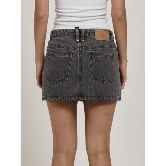 Thrills Sophie Skirt in Asphalt Grey - Picture 3 of 5